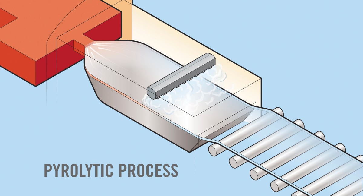 Simplified illustration of insulating glass units without (specimen